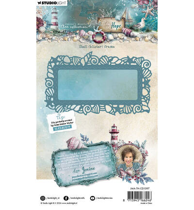 JMA-TH-CD1097 - Jenine's - Shell (blister) frame Tide of Hope nr. 1097 - Tide of Hope - Detail 3