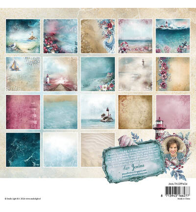 JMA-TH-DPP434 - Jenine's - Backgrounds Tide of Hope nr. 434 - Designer Paper Pad - Detail 3