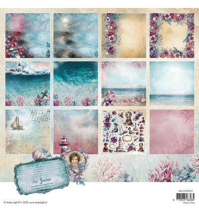 JMA-TH-DPP435 - Jenine's - Double-sided scrapbooking Tide of Hope nr. 435 - Designer Paper Pad - Detail 4