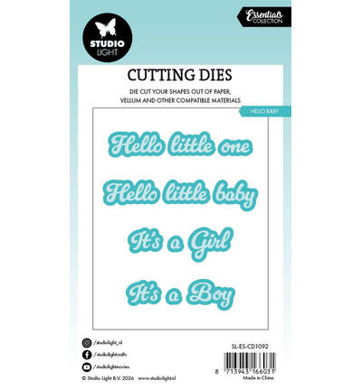 SL-ES-CD1092 - StudioLight - Hello Baby Essentials nr. 1092 - Essentials - Detail 1