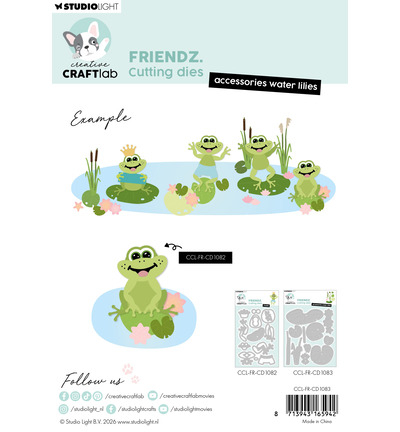 CCL-FR-CD1083 - CraftLab - Waterlelies Friendz nr. 1083 - Fevrier 2026 - Detail 3