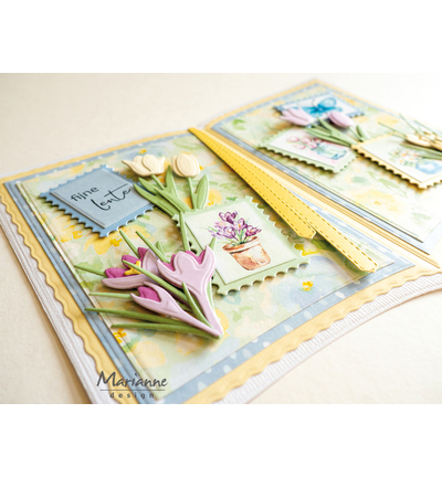 CR1728 - Marianne Design - Crocus by Marleen - Craftables - Detail 1