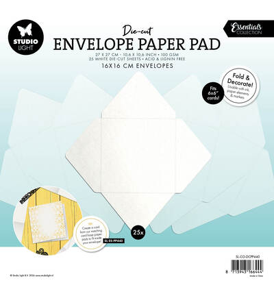 SL-ES-DCPP440 - StudioLight - Envelopes for 15,24x15,24cm cards Essentials nr. 440 - Die-Cut Envelope - Detail 2