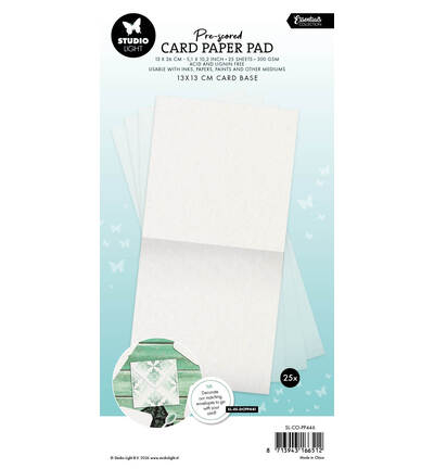 SL-ES-PP446 - StudioLight - Card Paper Pad pre-scored white cards Essentials nr. 446 - Paper Pad Pre-scored Card - Detail 2