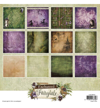 SL-EF-DPP467 - StudioLight - Background paper pad Enchanted Fairytale nr. 467 - Maart 2026 - Detail 5