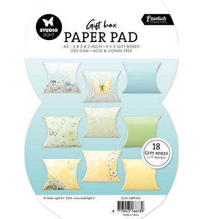 SL-ES-GBPP456 - StudioLight - Pillowbox Essentials nr. 456 - Die-cut Gift Boxes/Village - Detail 1