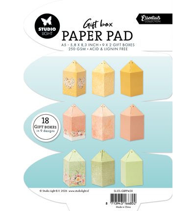 SL-ES-GBPP458 - StudioLight - Candybox Essentials nr. 458 - Die-cut Gift Boxes/Village - Detail 1