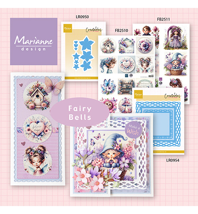 FB2511 - Marianne Design - Magical Garden by Fairybells - Découpage - Detail 1