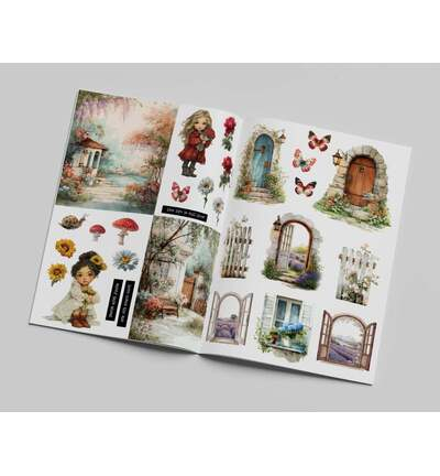 CM-BOEK-002 - Creative CutOuts - Blush and Kisses - Crafted Memories - Blush and Kisses - Detail 1