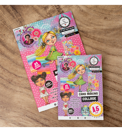 ABM-26-CPP453 - Art by Marlene - ABM Bloc Papier Collage – Color Happy Art by Marlene n° 453 - April 2026 - Detail 1