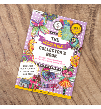 ABM-26-MPP454 - Art by Marlene - ABM Bloc Papier Mixte – Golden Oldie Art by Marlene n° 454 - April 2026 - Detail 4