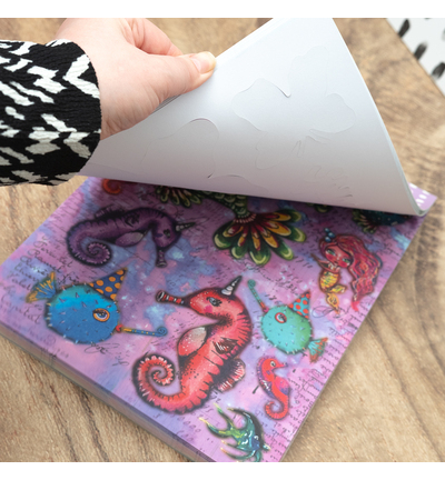 ABM-26-MPP454 - Art by Marlene - ABM Bloc Papier Mixte – Golden Oldie Art by Marlene n° 454 - April 2026 - Detail 7