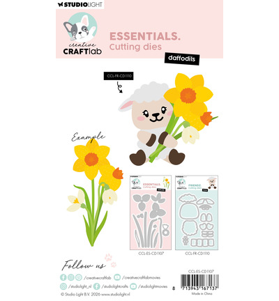 CCL-ES-CD1107 - CraftLab - CCL Dies – Daffodils Essentials n° 1107 - April 2026 - Detail 1