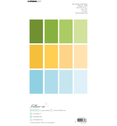 CCL-ES-UPP471 - CraftLab - CCL Bloc Papier Unicolore – Spring Has Sprung Essentials n° 471 - April 2026 - Detail 1