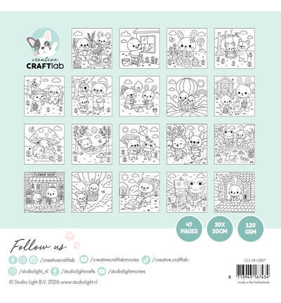 CCL-FR-CB07 - CraftLab - Party Friendz - 47 Sheets nr. 07 - Mai 2026 - Detail 1