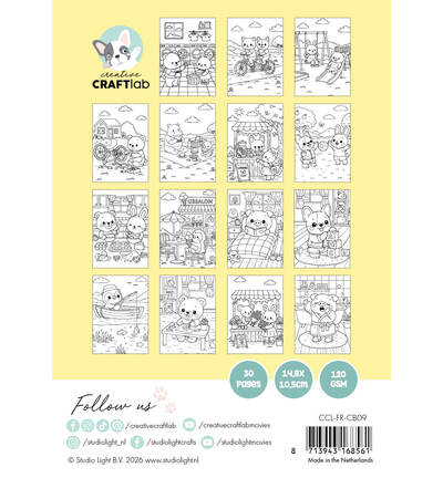 CCL-FR-CB09 - CraftLab - Spring Friendz - 30 Sheets nr. 09 - Mai 2026 - Detail 1