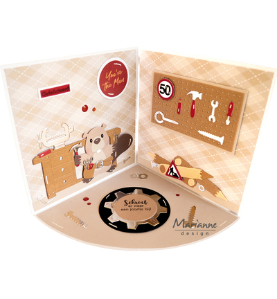 COL1590 - Marianne Design - Eline's animals - Bever - Collectables - Detail 9