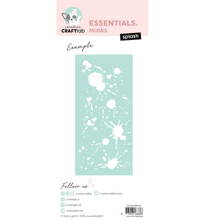 CCL-ES-MASK409 - CraftLab - CCL Pochoir – Geometric Essentials n° 409 - Juin 2026 - Detail 1