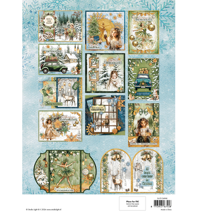 SL-CF-CMP40 - StudioLight - StudioLight Bloc Papier Cartes – Christmas Forest n° 40 - Juin 2026 - Detail 1 SL-CF-CMP40 - StudioLight - StudioLight Bloc Papier Cartes – Christmas Forest n° 40 - Juin 2026 - Detail 1