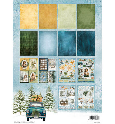 SL-CF-DCPP473 - StudioLight - StudioLight Bloc Papier Design Die-Cut – DIY Paper Christmas Forest n° 473 - Juin 2026 - Detail 1 SL-CF-DCPP473 - StudioLight - StudioLight Bloc Papier Design Die-Cut – DIY Paper Christmas Forest n° 473 - Juin 2026 - Detail 1