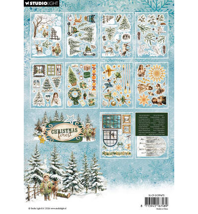 SL-CF-DCPP475 - StudioLight - StudioLight Bloc Papier Die-Cut – Paper Elements Christmas Forest n° 475 - Juin 2026 - Detail 1 SL-CF-DCPP475 - StudioLight - StudioLight Bloc Papier Die-Cut – Paper Elements Christmas Forest n° 475 - Juin 2026 - Detail 1