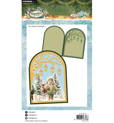 SL-CF-CD1111 - StudioLight - StudioLight Dies – Folded Card Shape Christmas Forest n° 1111 - Juin 2026 - Detail 1 SL-CF-CD1111 - StudioLight - StudioLight Dies – Folded Card Shape Christmas Forest n° 1111 - Juin 2026 - Detail 1