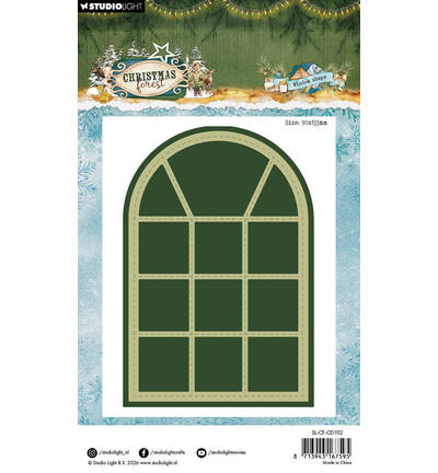 SL-CF-CD1112 - StudioLight - StudioLight Dies – Window Shape Christmas Forest n° 1112 - Juin 2026 - Detail 1 SL-CF-CD1112 - StudioLight - StudioLight Dies – Window Shape Christmas Forest n° 1112 - Juin 2026 - Detail 1