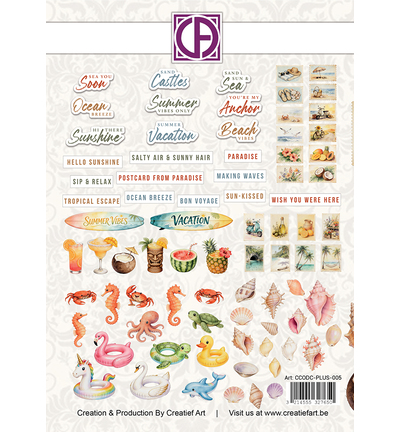CCODC-PLUS-005 - Creative CutOuts - Découpes - A Mice Vacation 02 - 79 pièces - A Mice Vacation - Detail 1 CCODC-PLUS-005 - Creative CutOuts - Découpes - A Mice Vacation 02 - 79 pièces - A Mice Vacation - Detail 1