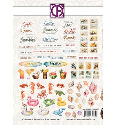 CCODC-PLUS-005 - Creative CutOuts - Découpes - A Mice Vacation 02 - 79 pièces - A Mice Vacation - Detail 2 CCODC-PLUS-005 - Creative CutOuts - Découpes - A Mice Vacation 02 - 79 pièces - A Mice Vacation - Detail 2