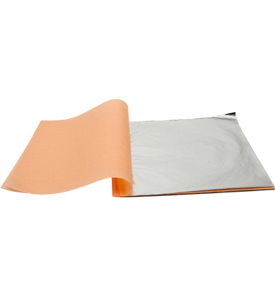 2ZAL14LB - Kippers - (25) feuilles métal argente - Feuille métal - Detail 1