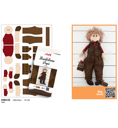 4484-02 - Stafil - Poupée, Papa - Bamboliamo Dolls - Detail 1