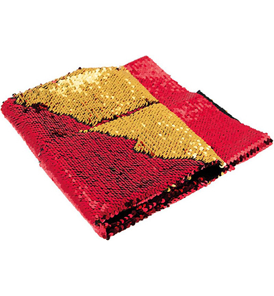 240140-03 - Stafil - Reversible Sequins, Red/gold - Reversible Sequins - Detail 2