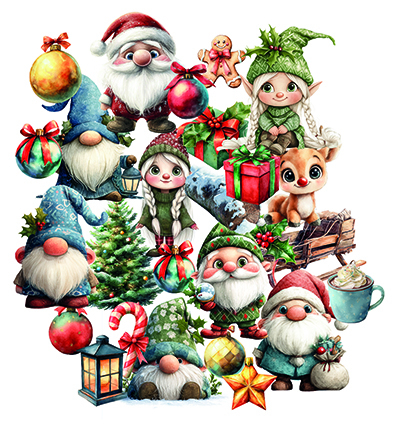 3009/0014 - Bella Lulu - Stansplaatjes Winter Vibes - Bella Lula, Die-Cut images - Detail 5