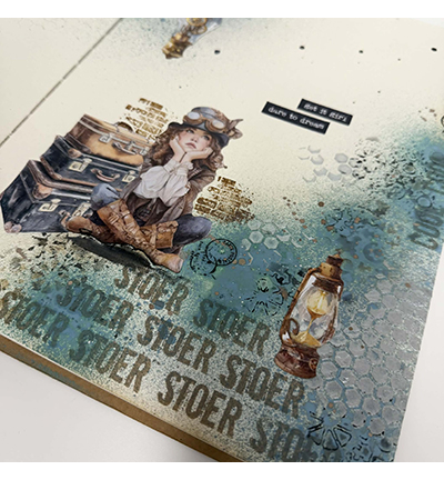 3009-0132 - Bella Lulu - Stansplaatjes Steampunk Dreams - Bella Lula, Steampunk Dreams - Detail 1