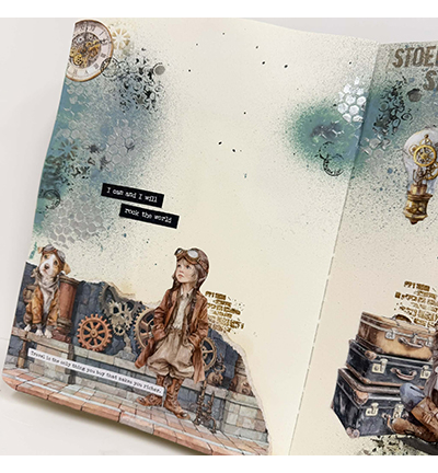 3009-0132 - Bella Lulu - Stansplaatjes Steampunk Dreams - Bella Lula, Steampunk Dreams - Detail 3