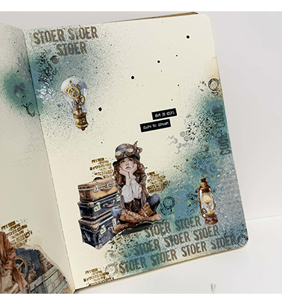 3009-0132 - Bella Lulu - Stansplaatjes Steampunk Dreams - Bella Lula, Steampunk Dreams - Detail 4