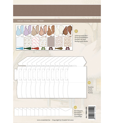 VM65-008 - Creative CutOuts - Mannenkaarten 01 - 12 stuks - Vintage Gentlemen - Detail 1