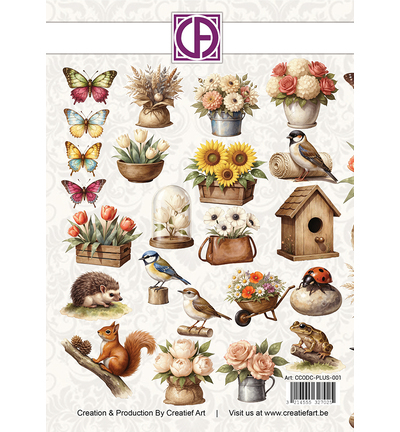 CCODC-PLUS-001 - Creative CutOuts - My Happy Little Garden - 23 pièces - My Happy Little Garden - Detail 1