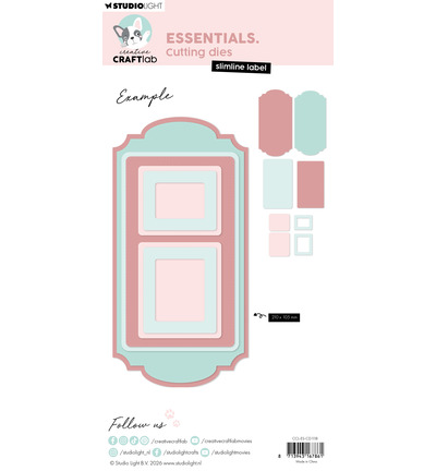 CCL-ES-CD1118 - StudioLight - CCL Dies – Slimline Label Essentials n° 1118 - Matrices CraftLab - Detail 1 CCL-ES-CD1118 - StudioLight - CCL Dies – Slimline Label Essentials n° 1118 - Matrices CraftLab - Detail 1