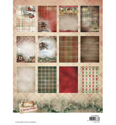 SL-CC-DPP484 - StudioLight - StudioLight Bloc Papier Design – Background Paper Cottage Christmas n° 484 - Papiers design & motifs - Detail 2 SL-CC-DPP484 - StudioLight - StudioLight Bloc Papier Design – Background Paper Cottage Christmas n° 484 - Papiers design & motifs - Detail 2