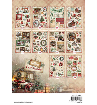 SL-CC-DCPP485 - StudioLight - StudioLight Bloc Papier Die-Cut – Paper Elements Cottage Christmas n° 485 - Blocs papier die-cut - Detail 1 SL-CC-DCPP485 - StudioLight - StudioLight Bloc Papier Die-Cut – Paper Elements Cottage Christmas n° 485 - Blocs papier die-cut - Detail 1