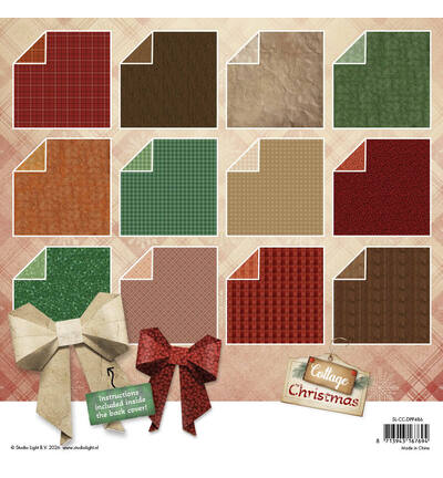 SL-CC-DPP486 - StudioLight - StudioLight Bloc Papier Multifonction – Origami and Backgrounds Cottage Christmas n° 486 - Papiers design & motifs - Detail 3 SL-CC-DPP486 - StudioLight - StudioLight Bloc Papier Multifonction – Origami and Backgrounds Cottage Christmas n° 486 - Papiers design & motifs - Detail 3