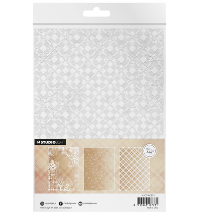 SL-CC-ACS23 - StudioLight - StudioLight Feuilles Acétate – Plaid and Snow Cottage Christmas n° 23 - Vellum & acetate - Detail 2 SL-CC-ACS23 - StudioLight - StudioLight Feuilles Acétate – Plaid and Snow Cottage Christmas n° 23 - Vellum & acetate - Detail 2