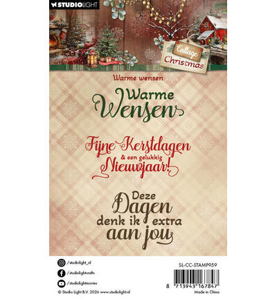 SL-CC-STAMP959 - StudioLight - StudioLight Tampons Transparents – Warme Wensen Cottage Christmas n° 959 - Tampons Studio Light - Detail 3 SL-CC-STAMP959 - StudioLight - StudioLight Tampons Transparents – Warme Wensen Cottage Christmas n° 959 - Tampons Studio Light - Detail 3