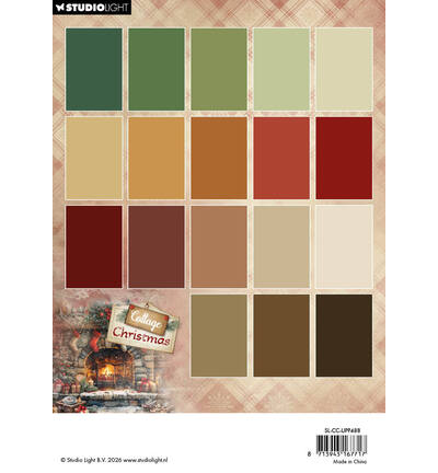 SL-CC-UPP488 - StudioLight - StudioLight Bloc Papier Unicolore – Unicolor Cottage Christmas n° 488 - Papiers unis - Detail 2 SL-CC-UPP488 - StudioLight - StudioLight Bloc Papier Unicolore – Unicolor Cottage Christmas n° 488 - Papiers unis - Detail 2