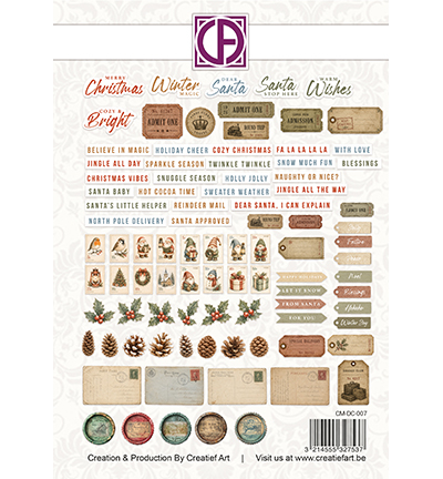 CM-DC-007 - Creative CutOuts - Stansplaatjes - Silent Spark - Engelstalige teksten - Silent Spark - Detail 1 CM-DC-007 - Creative CutOuts - Stansplaatjes - Silent Spark - Engelstalige teksten - Silent Spark - Detail 1