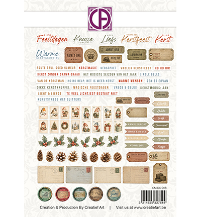 CM-DC-008 - Creative CutOuts - Stansplaatjes - Silent Spark - Nederlandstalige teksten - Silent Spark - Detail 1 CM-DC-008 - Creative CutOuts - Stansplaatjes - Silent Spark - Nederlandstalige teksten - Silent Spark - Detail 1