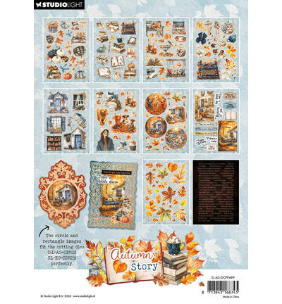 SL-AS-DCPP499 - StudioLight - StudioLight Bloc Papier Die-Cut – Die-Cut Paper Autumn Story n° 499 - Blocs papier die-cut - Detail 1 SL-AS-DCPP499 - StudioLight - StudioLight Bloc Papier Die-Cut – Die-Cut Paper Autumn Story n° 499 - Blocs papier die-cut - Detail 1