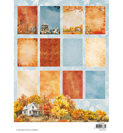 SL-AS-DPP500 - StudioLight - StudioLight Bloc Papier Design – Background Paper Autumn Story n° 500 - Papiers design & motifs - Detail 1