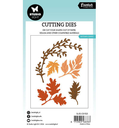 SL-ES-CD1125 - StudioLight - StudioLight Dies – Autumn Leaves Essentials n° 1125 - Matrices Essentials - Detail 1 SL-ES-CD1125 - StudioLight - StudioLight Dies – Autumn Leaves Essentials n° 1125 - Matrices Essentials - Detail 1